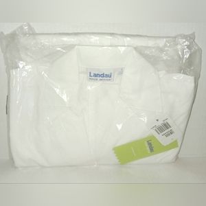 Landau White 5 Pocket Consultation Medical Jacket NWT New 3230 Women's Size 4